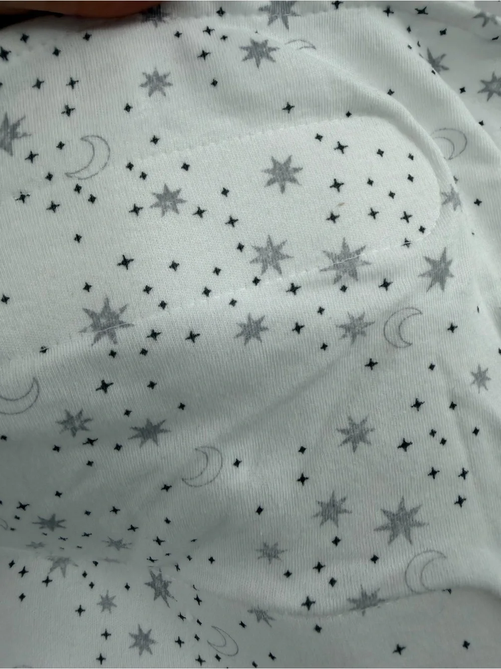 Halo Sleepsack White Star & Moon Sleep Sack Swaddle 3-6 Months